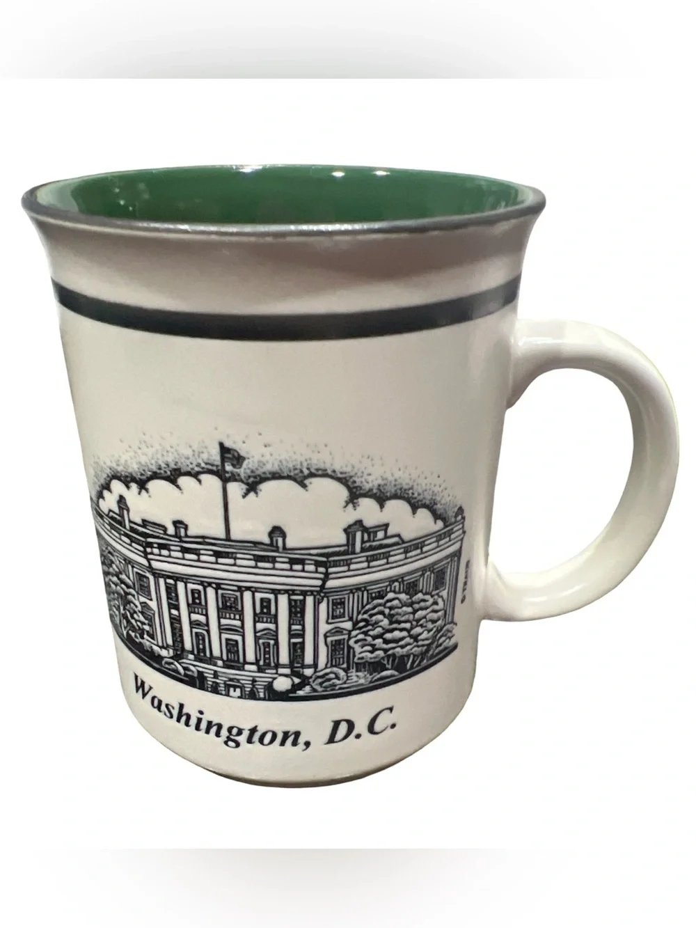 Vtg Washington DC White House Capitol Monument Souvenir Coffee Mug Japan
